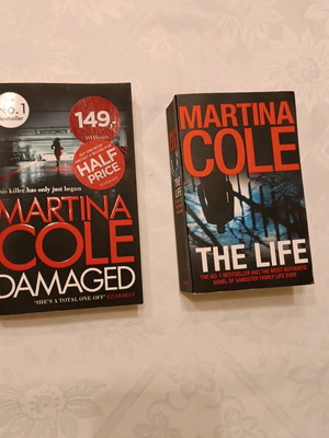 Martina Cole books like new, Damaged and The Life