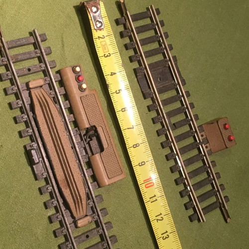 Jouef HO 1/87 rails used, set of 3 pieces