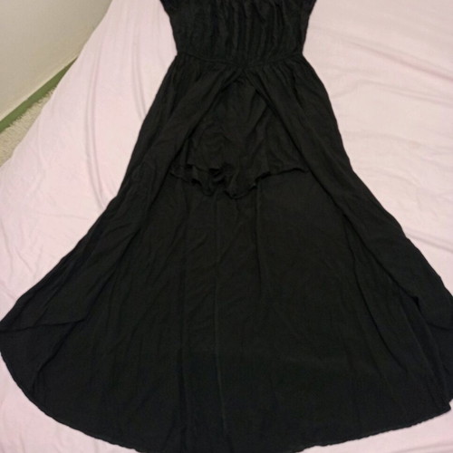 One-piece shorts with tail like new, black, size XL