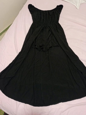One-piece shorts with tail like new, black, size XL