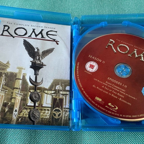 Rome Blu-Ray like new with Greek subtitles, complete seasons