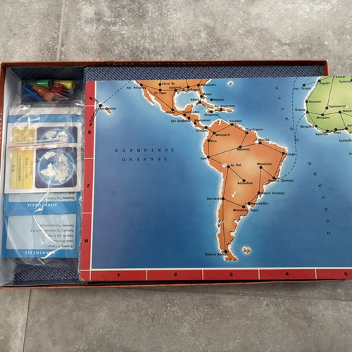 Traveling Around the World Board Game like new