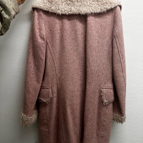 Coat half coat in sweet pink shade like new