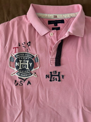Tommy Hilfiger Polo shirt XL used, pink