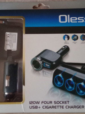 Usb and car cigarette charger new