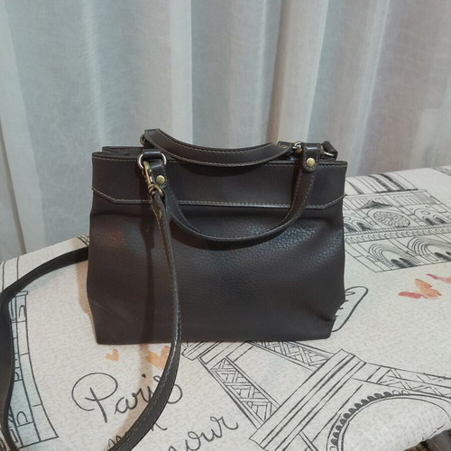 Esprit San Francisco leather shoulder bag like new, brown