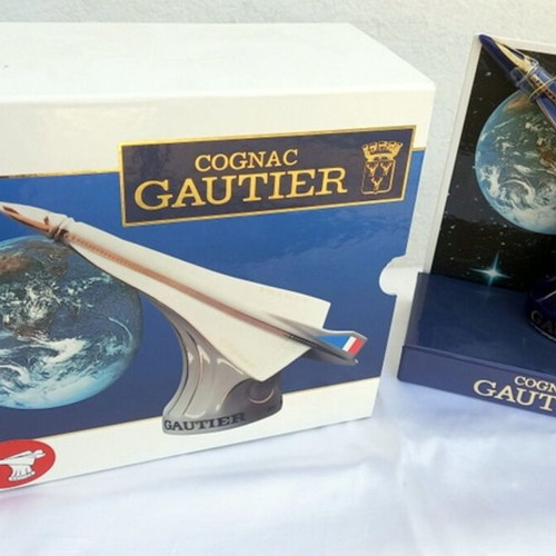 Gautier Cognac collectible cognac in Concorde bottle new