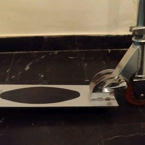 Aluminum folding scooter like new