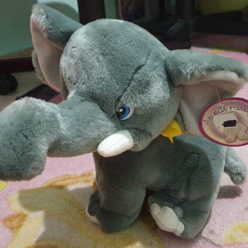 Vintage Animal Alley Plush Elephant like new, collectible, 30 cm