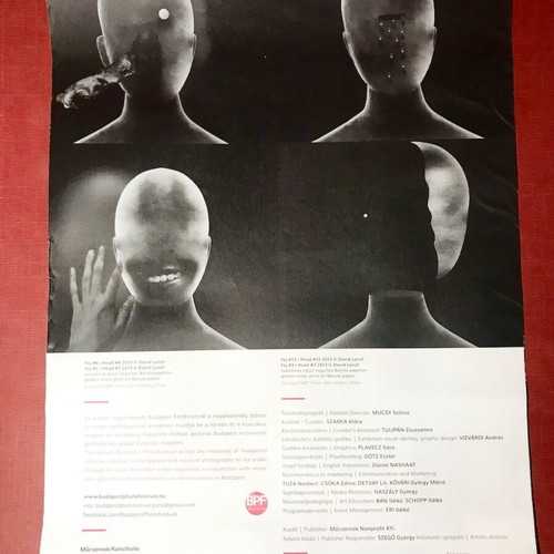 David Lynch poster 30x40cm like new, Small stories exhibition 2019 Budapest