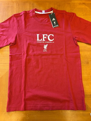 Adidas L.F.C. T-shirt σε κόκκινο με ετικέτες