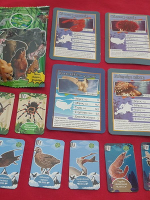 The Animals of the Planet Cards and Metal Tags with Miniature Figures New