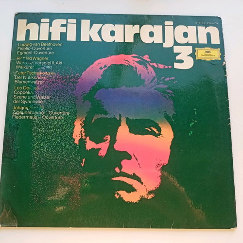 Hifi Karajan No 3 vinyl record used, classical music
