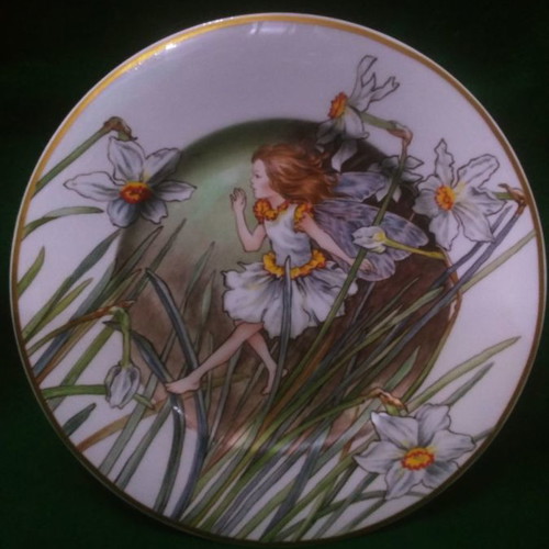 Bradex Narcissus plate new, Fairies in the Flowers and Fields collection Villeroy & Boch