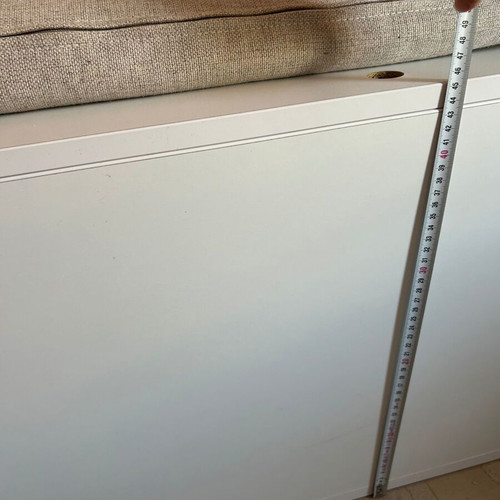 Sofa custom-made with storage space MDF like new