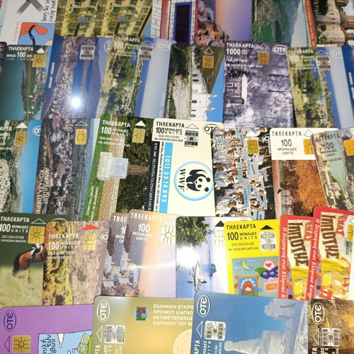 Phone cards used, pack of 100