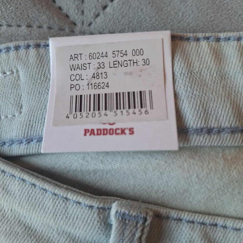 Paddock’s Lucy Mid Rise Skinny Jeans new, white, W33 L30