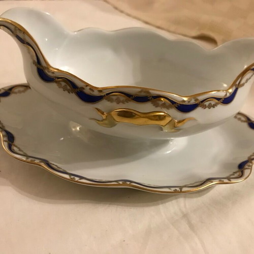 Altrohlau sauce boat used, antique from Czechoslovakia