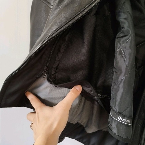 Eleveit women's leather motorcycle jacket, like new