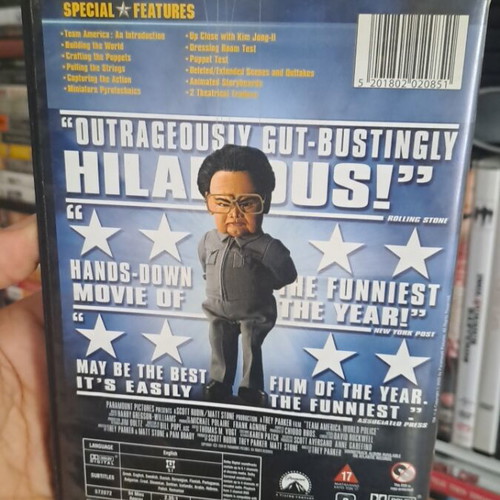 Team America World Police DVD used, comedy, police genre, subtitles