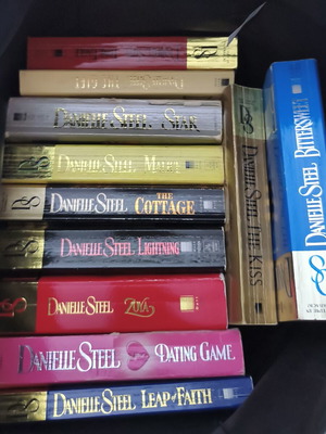 Danielle Steel Novels used, set of 11 in English