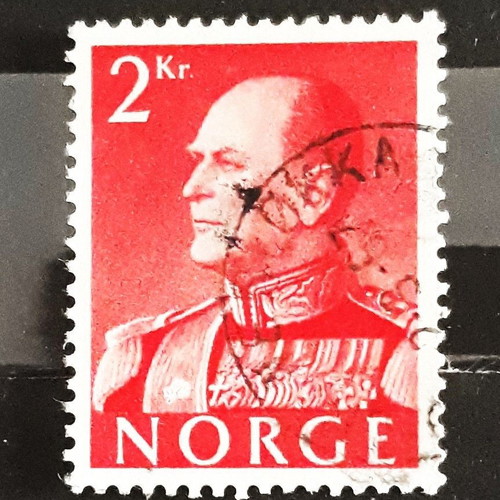 Norway 1959 2kr King Olav V stamp like new