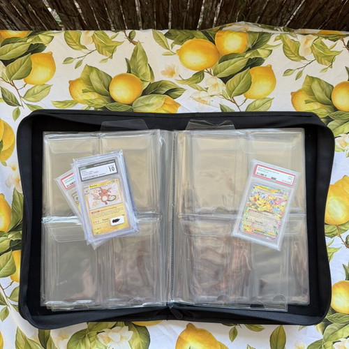 Binder for 32 graded PSA and CGC cards, black