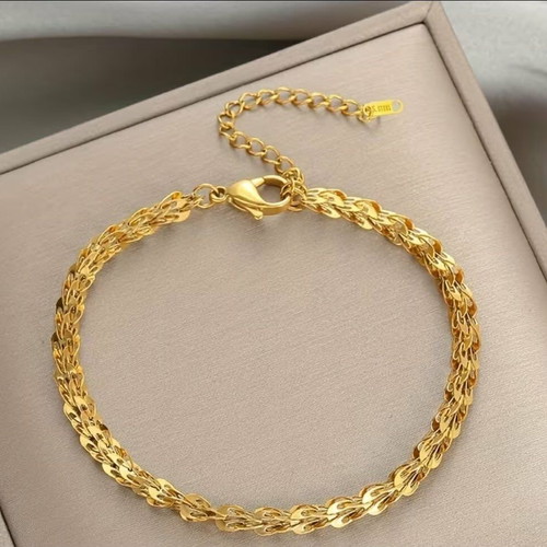 Women's bracelet new, stainless steel 316L gold color