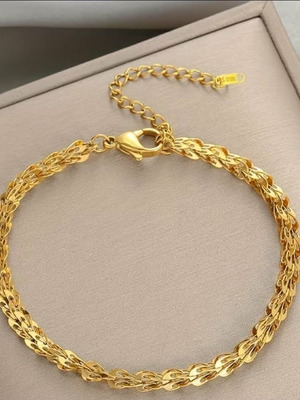 Women's bracelet new, stainless steel 316L gold color