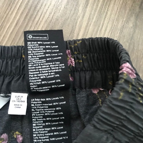 & Other Stories Lyocell Pants High Waist Wide Leg XS Black Like New