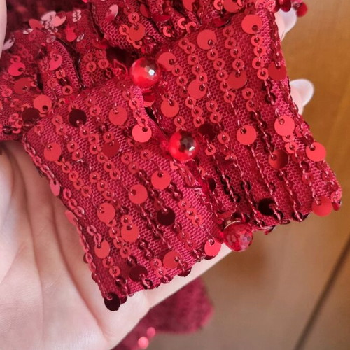 Abel & Lula Red Sequin Dress New, Size 122 cm, 7 Years
