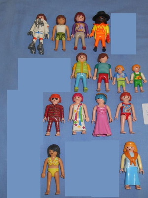 Φιγούρες Playmobil μεταχειρισμένες, πακέτο 14 τεμαχίων