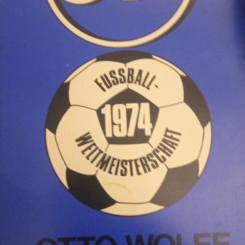 World Cup 1974 Cities Map used, German edition