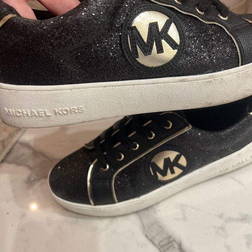 Michael Kors sport shoes like new, black glitter, size 37
