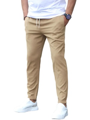 Renato Premium Stretch Pants new, beige, size M