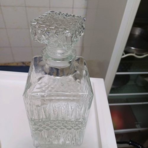 Vintage pineapple-shaped liquor bottle used