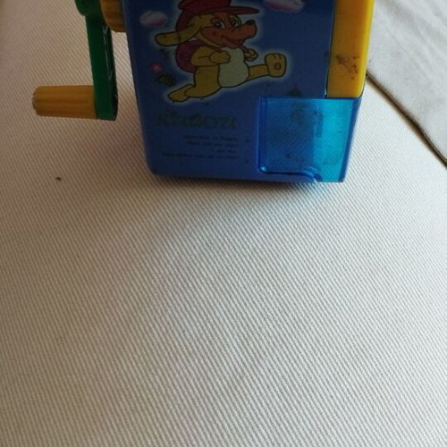 Vintage pencil sharpener used with crank from the 80s