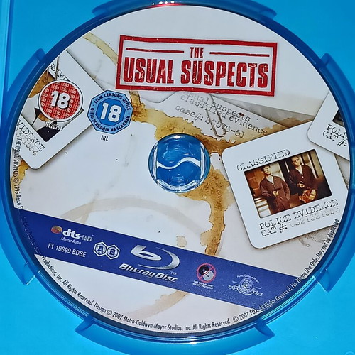 The Usual Suspects Blu-Ray with English subtitles