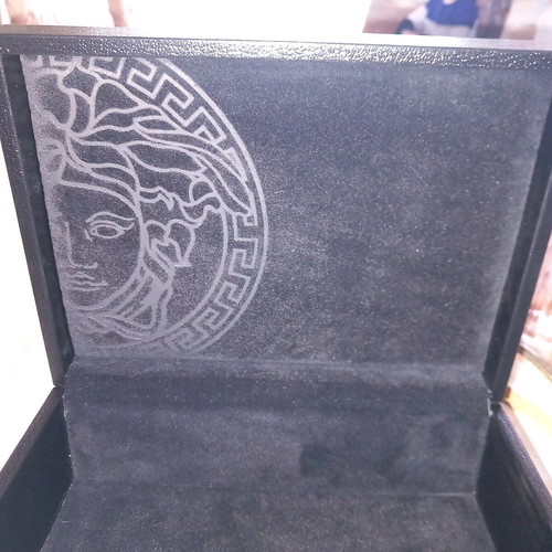 Versace vintage leatherette box like new