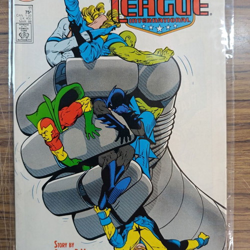 Justice League International 1987 κόμικ μεταχειρισμένο, αγγλικό
