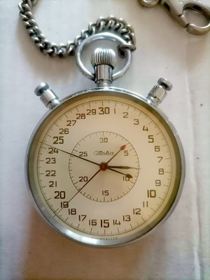 Winding stopwatch of Russian navy 1970 in excellent condition