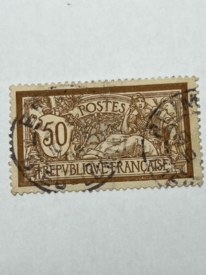 Rare collectible stamp Allegory of Freedom and Peace 1906 like new
