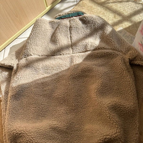 Patagonia fleece jacket used, beige, size L