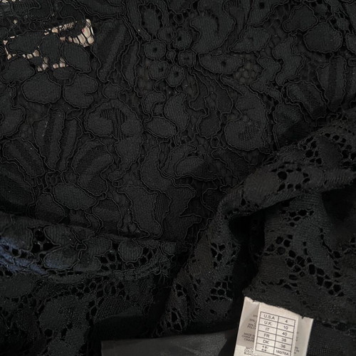 Brooks Brothers floral lace blouse black, like new