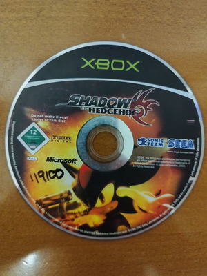 Shadow The Hedgehog Xbox game used, European edition, disc only
