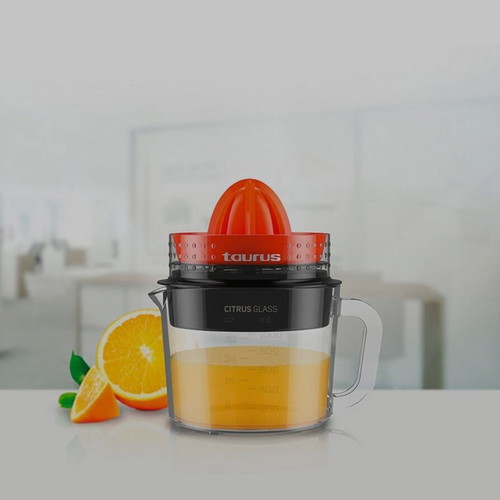 Taurus Citrus Glass Citrus Juicer 30 W like new, black/orange