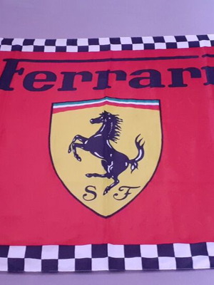 Σημαία Flag Race Ferrari, σαν καινούργιο, επίσημο αντίγραφο