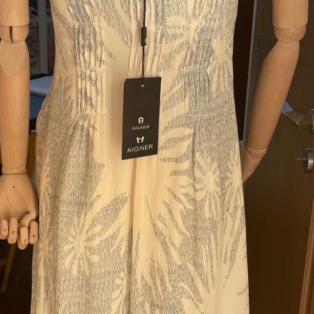 Aigner coctail dress new, silk and cotton, size 44