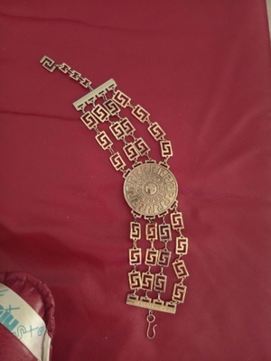 Versace necklace gold tone