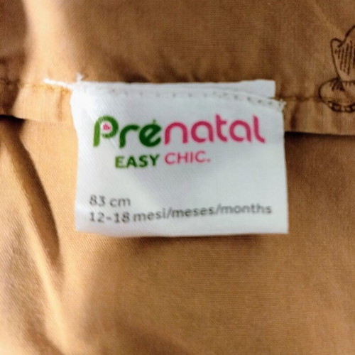 Prénatal baby romper shorts like new, cowboy pattern, 12-18 months